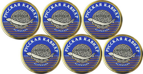 Caviar Beluga 6 frascos 678g