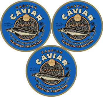 Caviar Osetra 3 frascos 339g