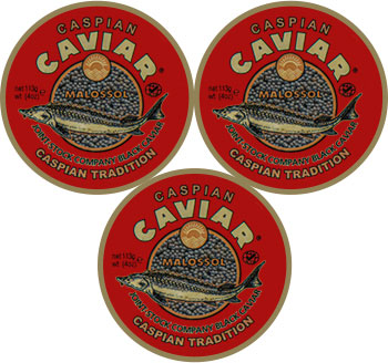 Caviar Sevruga 3 frascos 339g